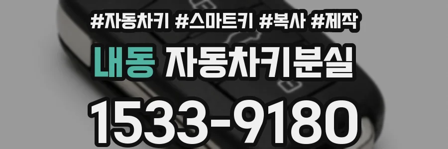내동 자동차키분실