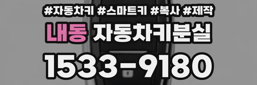 내동 자동차키분실