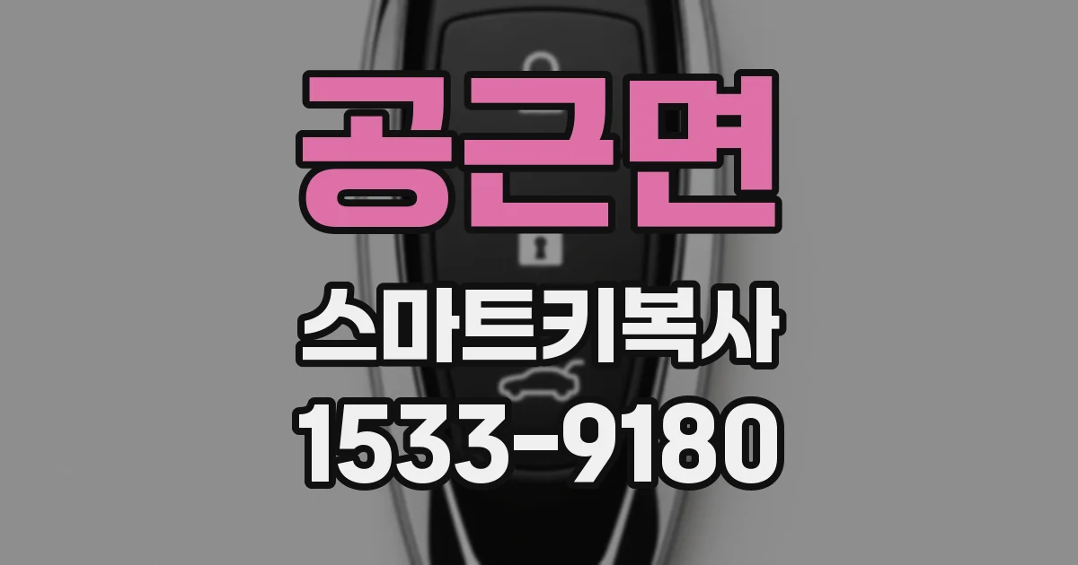공근면 스마트키복사