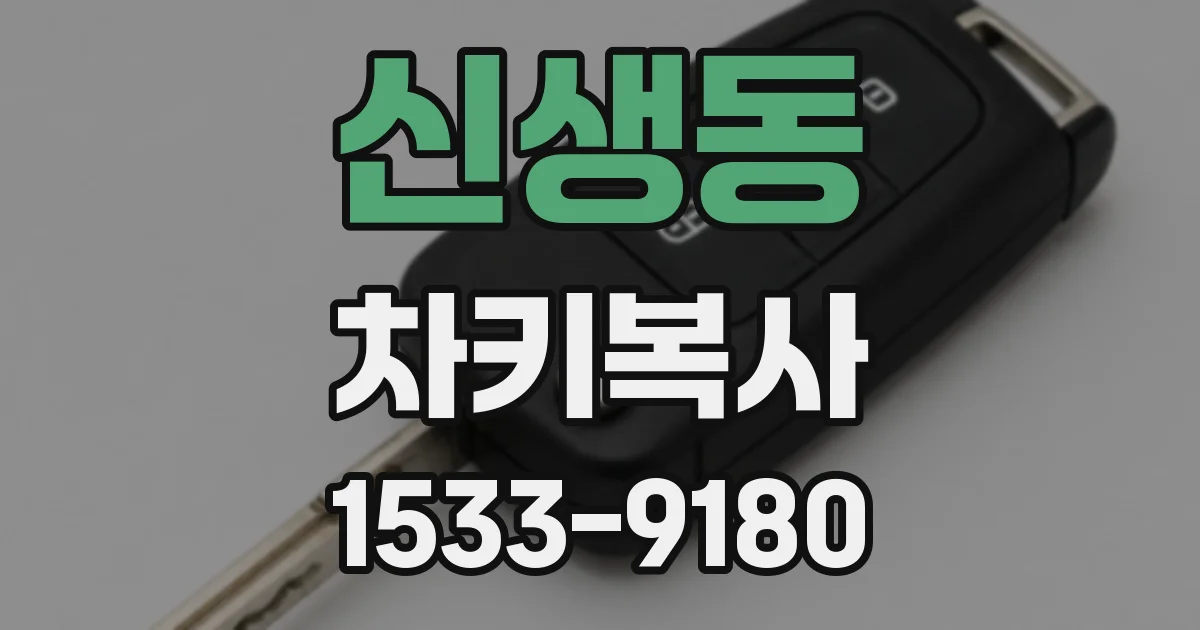 신생동 차키복사