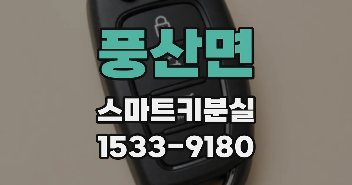 풍산면 스마트키분실
