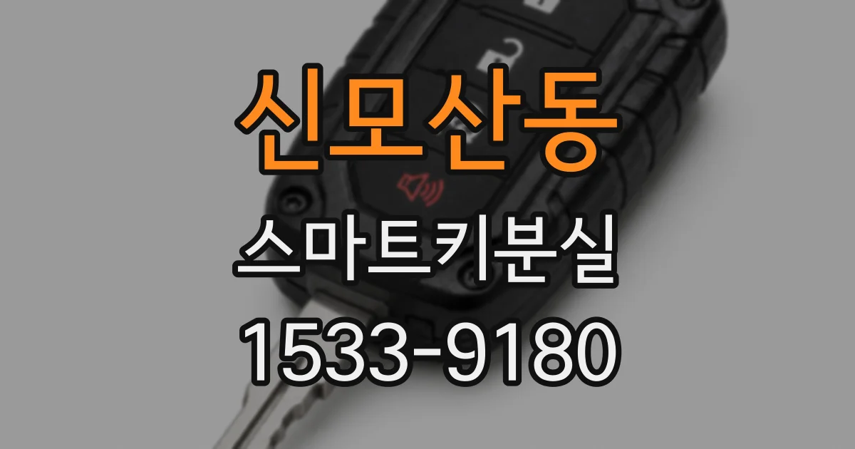 신모산동 스마트키분실