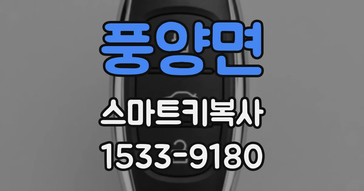 풍양면 스마트키복사