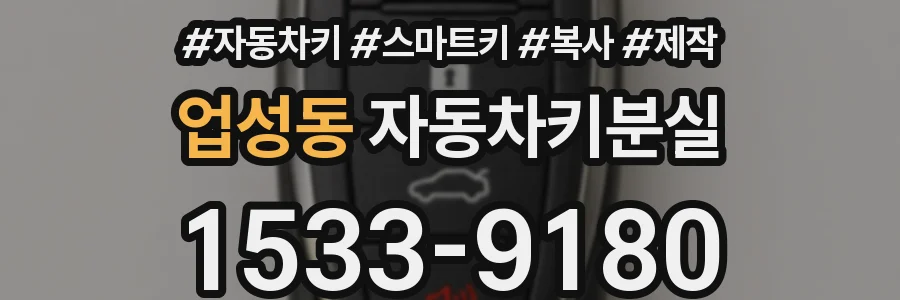 업성동 자동차키분실