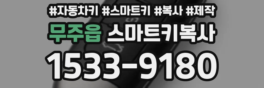 무주읍 스마트키복사
