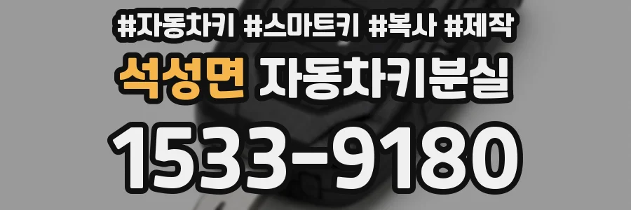 석성면 자동차키분실