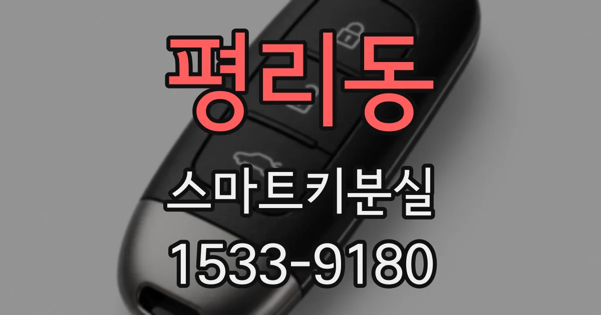 평리동 스마트키분실