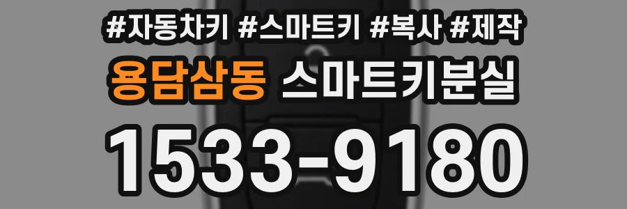 용담삼동 스마트키분실