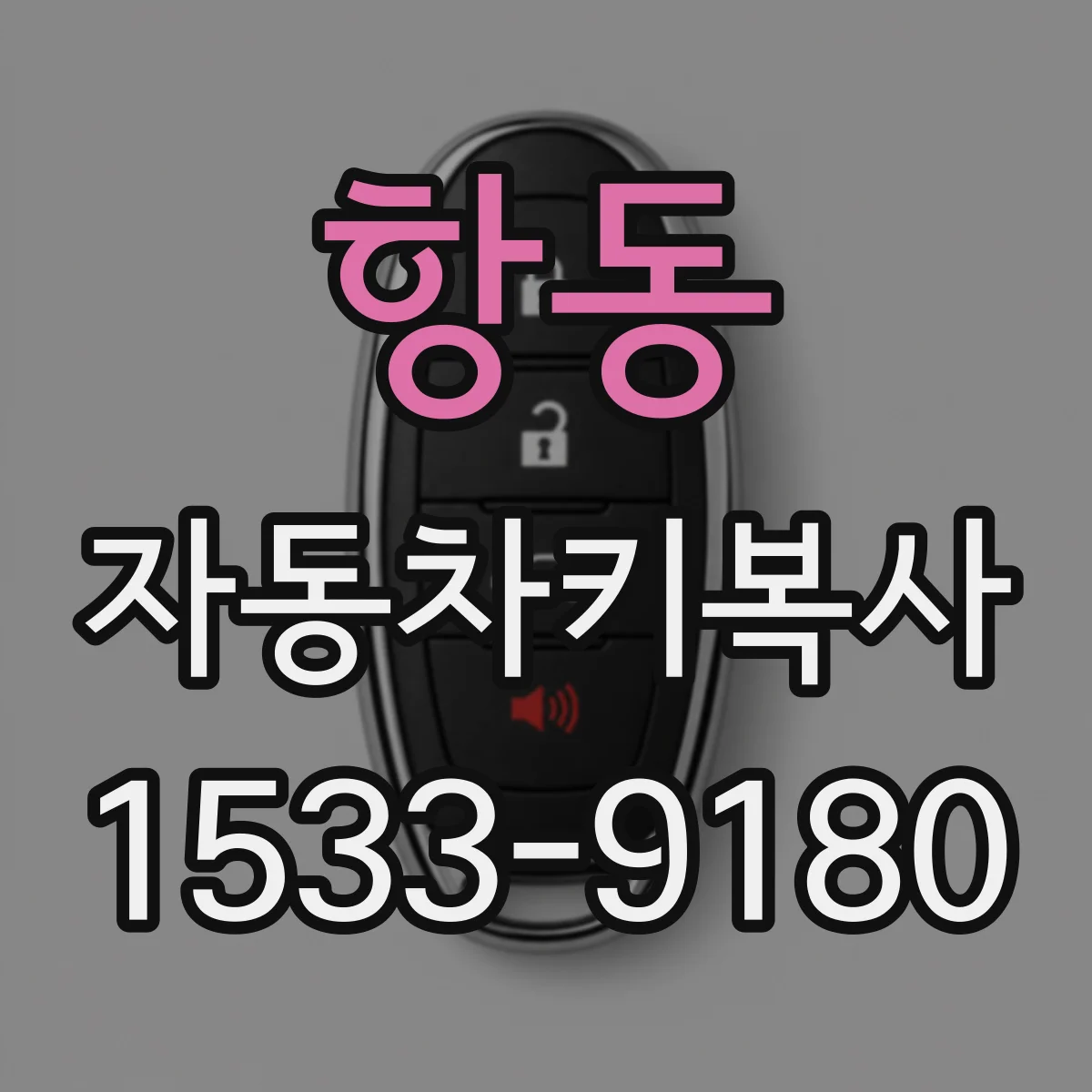 항동 자동차키복사