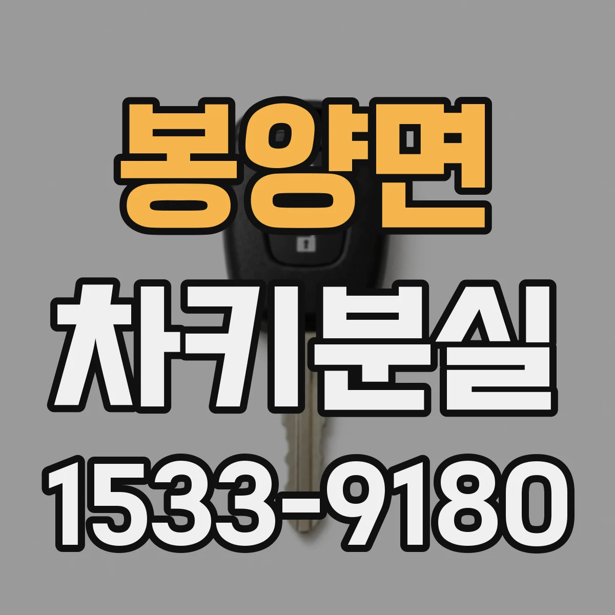 봉양면 차키분실