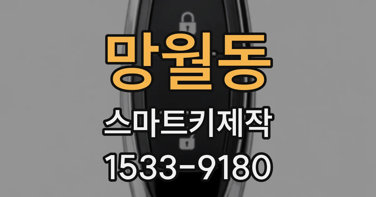망월동 스마트키제작