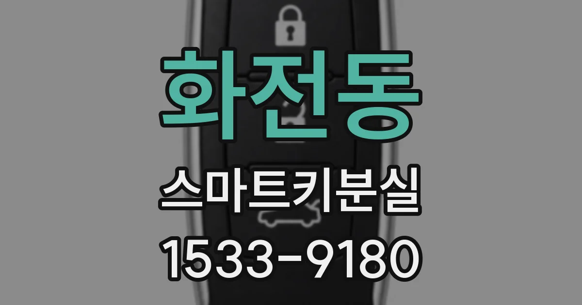 화전동 스마트키분실