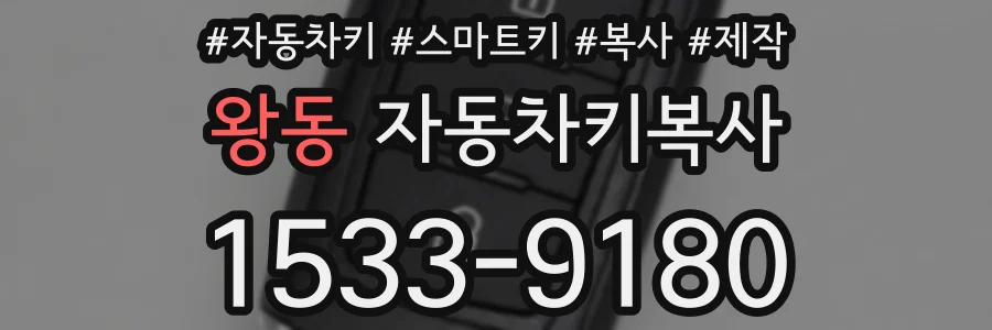 왕동 자동차키복사