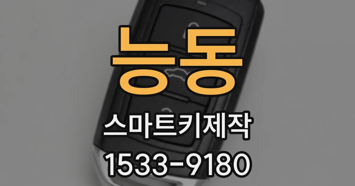 능동 스마트키제작