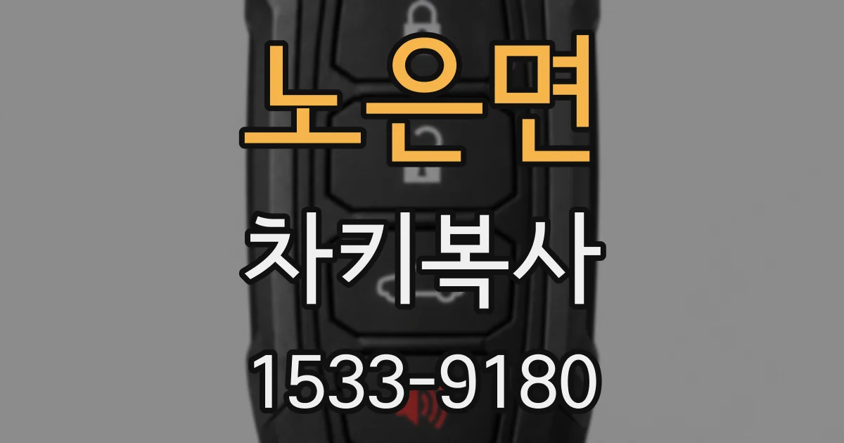 노은면 차키복사