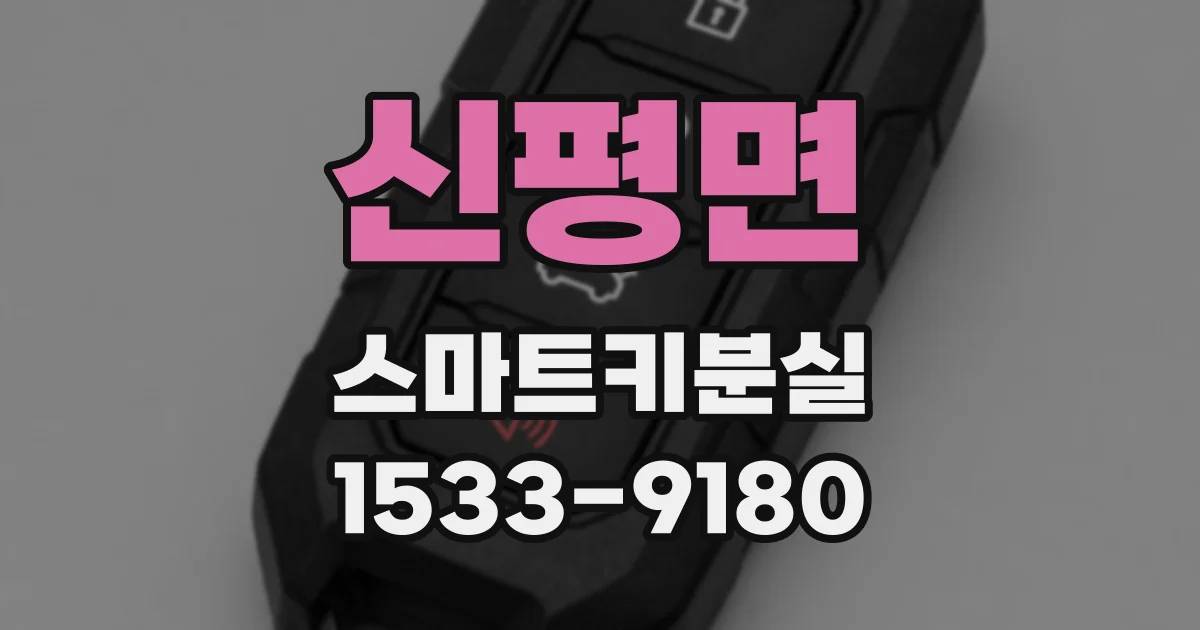 신평면 스마트키분실