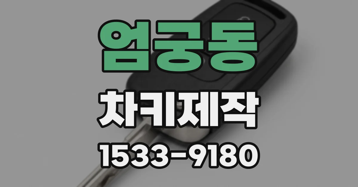 엄궁동 차키제작