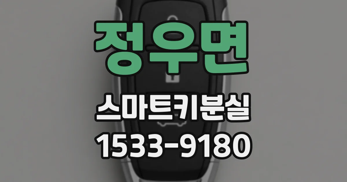 정우면 스마트키분실