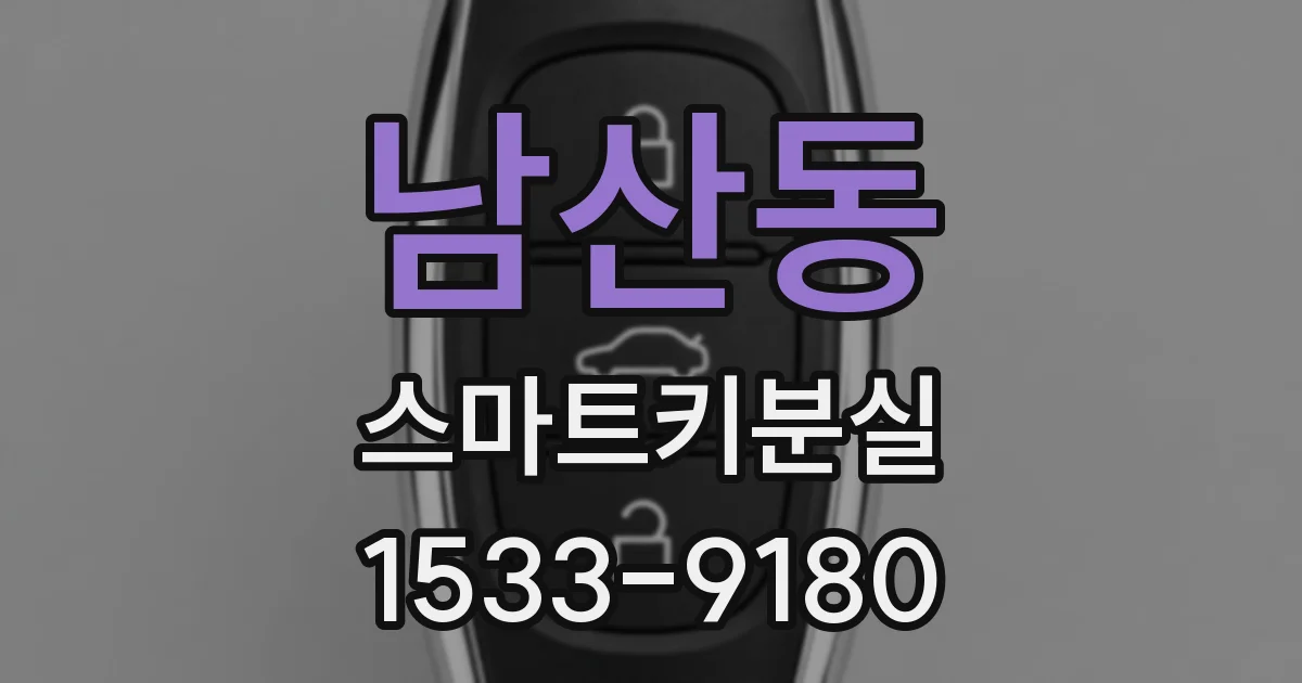 남산동 스마트키분실