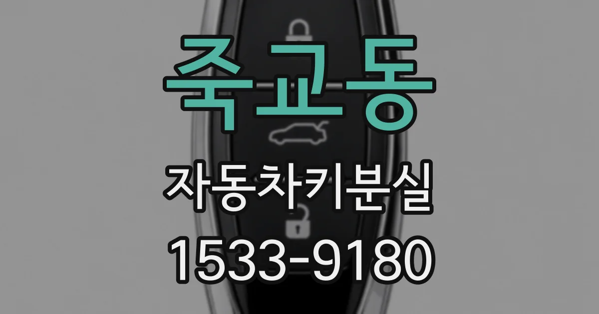 죽교동 자동차키분실