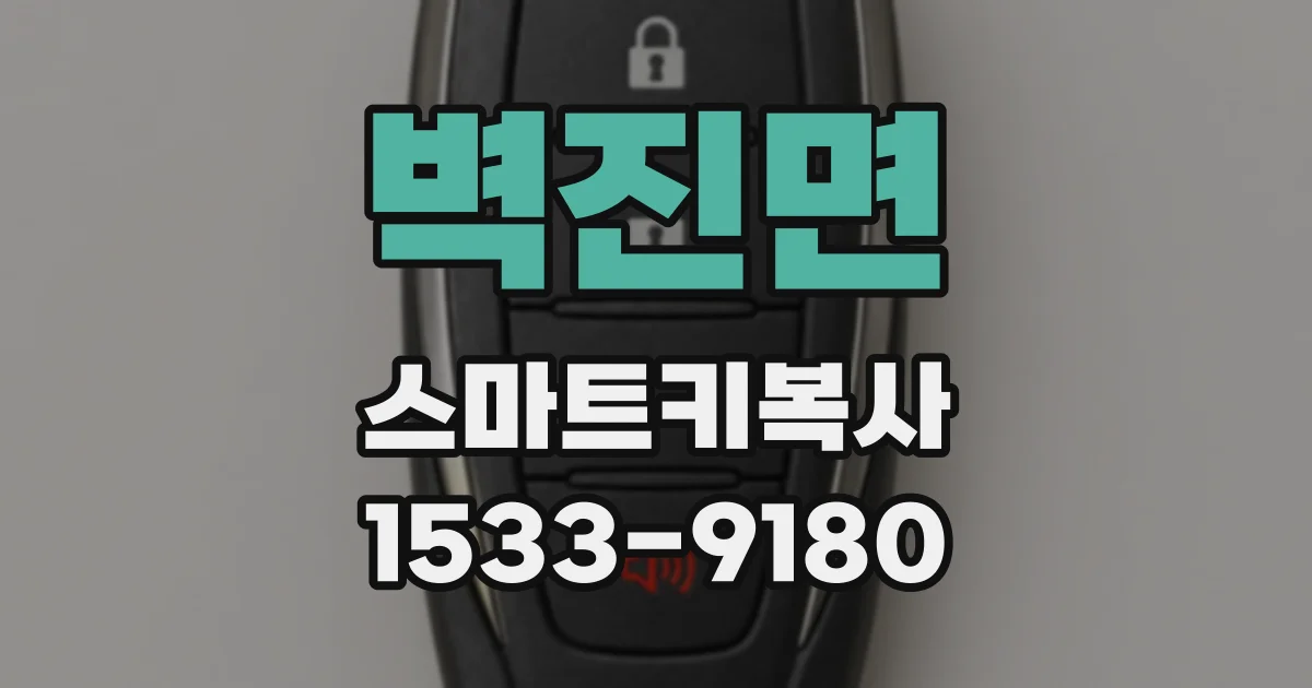 벽진면 스마트키복사