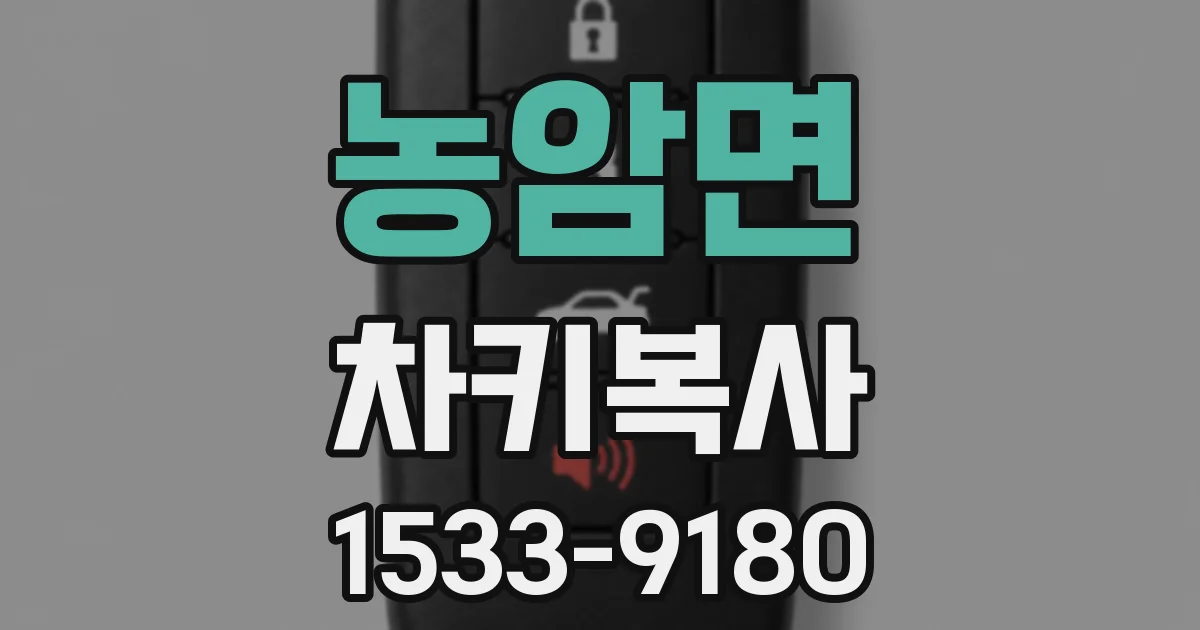농암면 차키복사