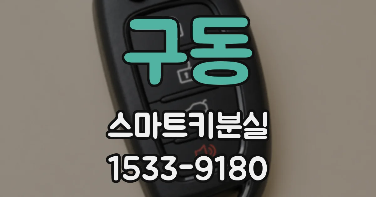 구동 스마트키분실