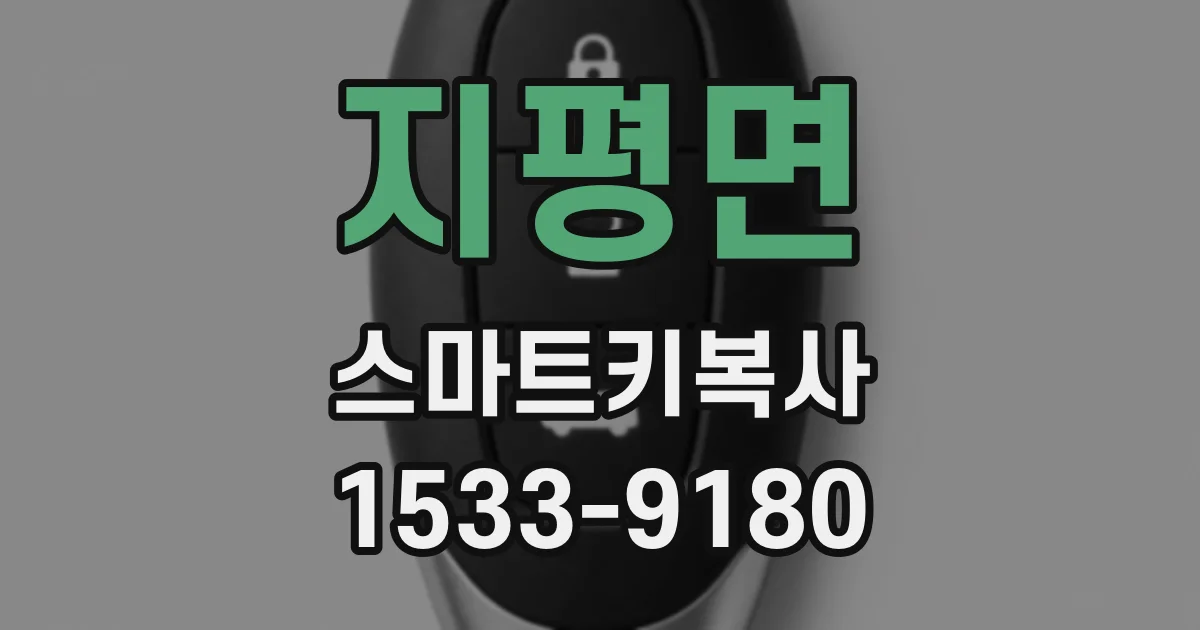 지평면 스마트키복사