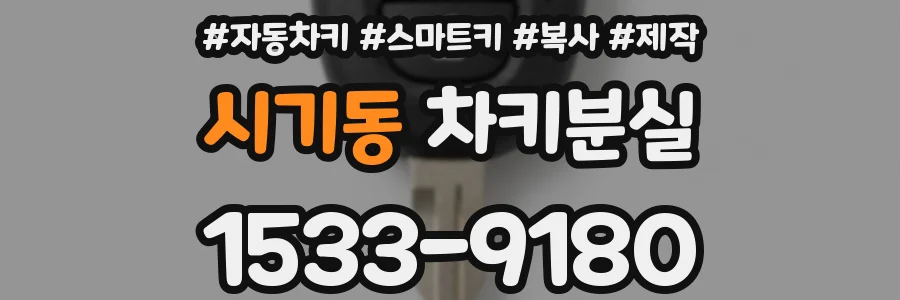 시기동 차키분실
