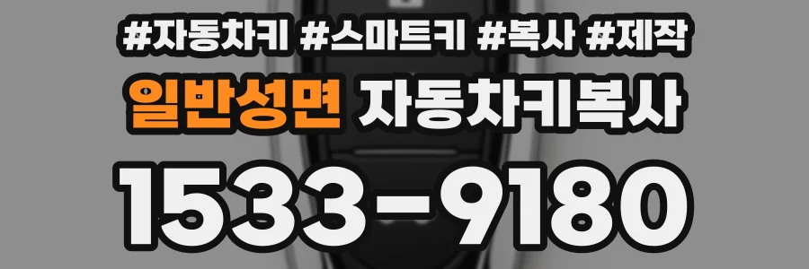 일반성면 자동차키복사