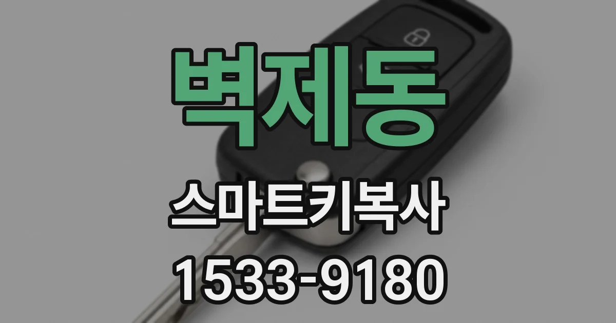 벽제동 스마트키복사