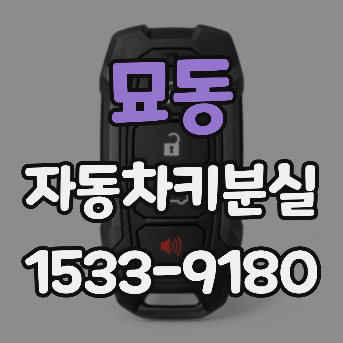 묘동 자동차키분실 후 차량 보안모드 진입 여부 확인