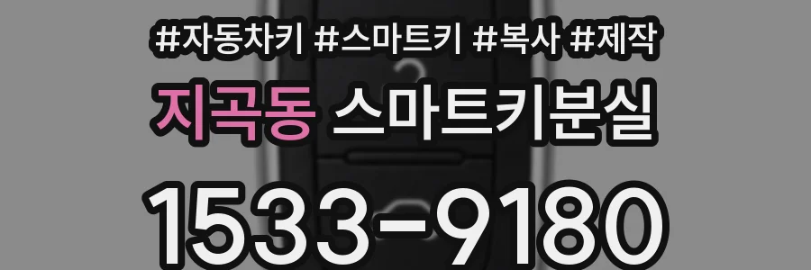 지곡동 스마트키분실