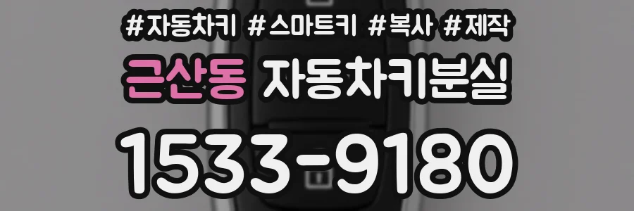 근산동 자동차키분실