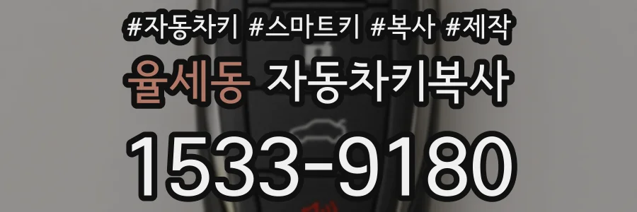 율세동 자동차키복사
