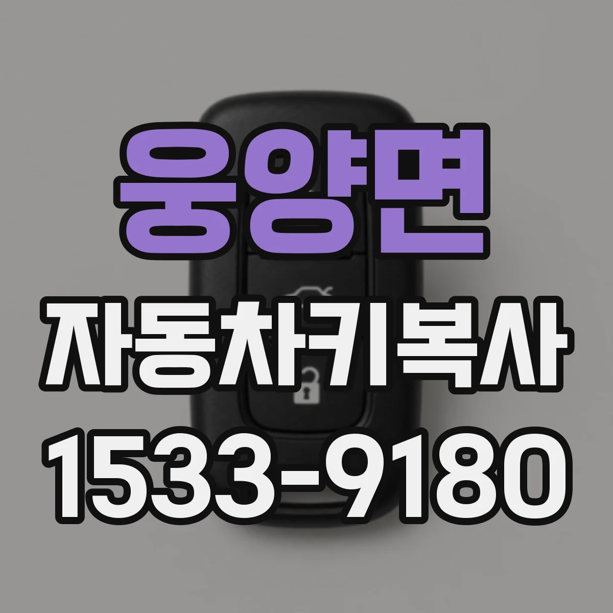 웅양면 자동차키복사