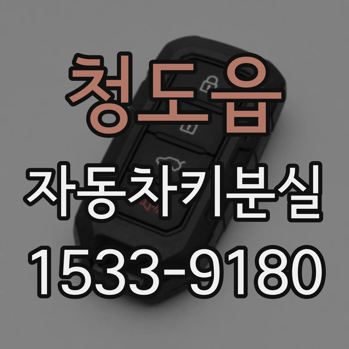 청도읍 자동차키분실