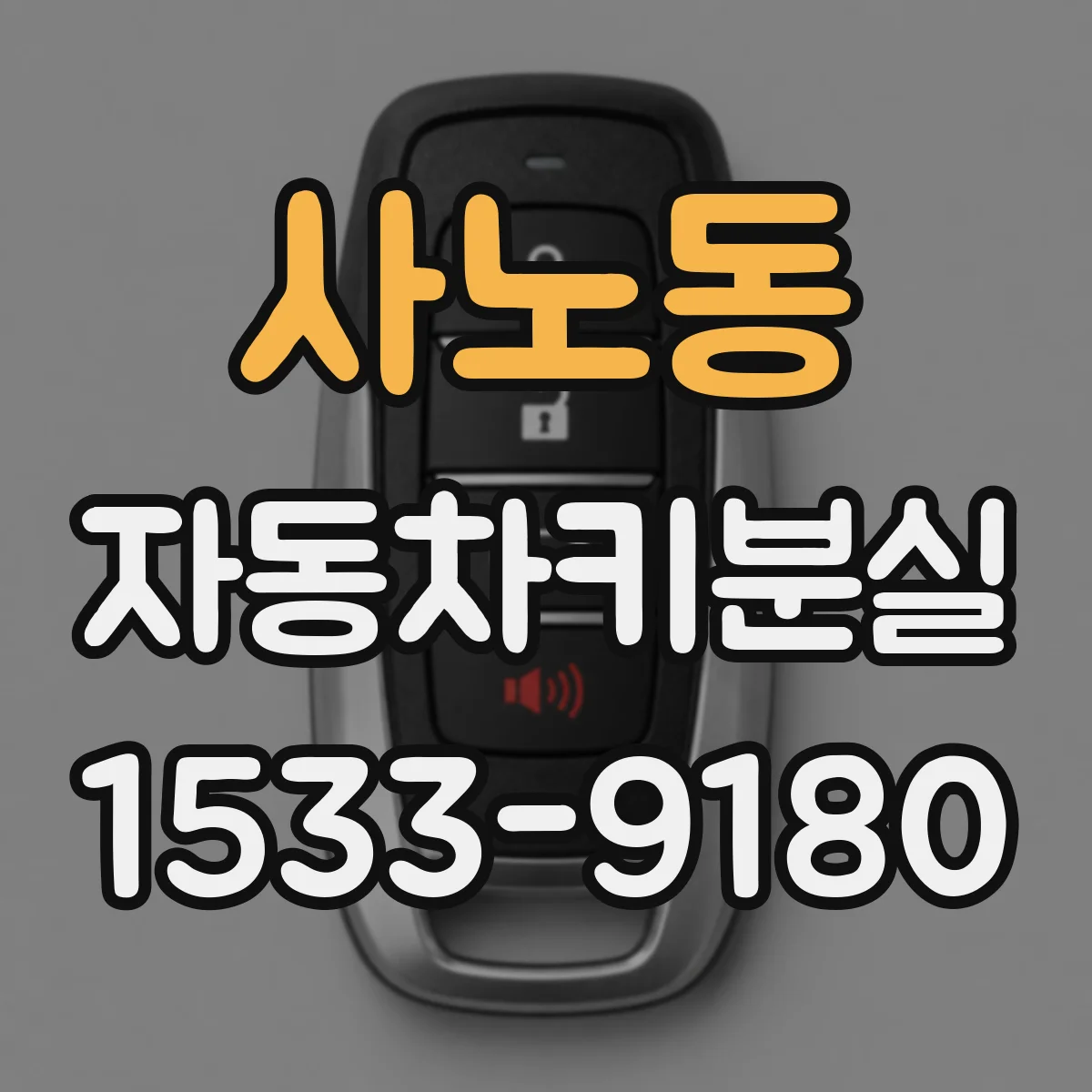 사노동 자동차키분실