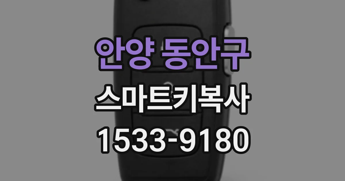 안양 동안구 스마트키복사