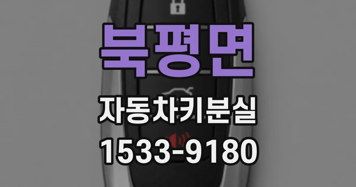 북평면 자동차키분실