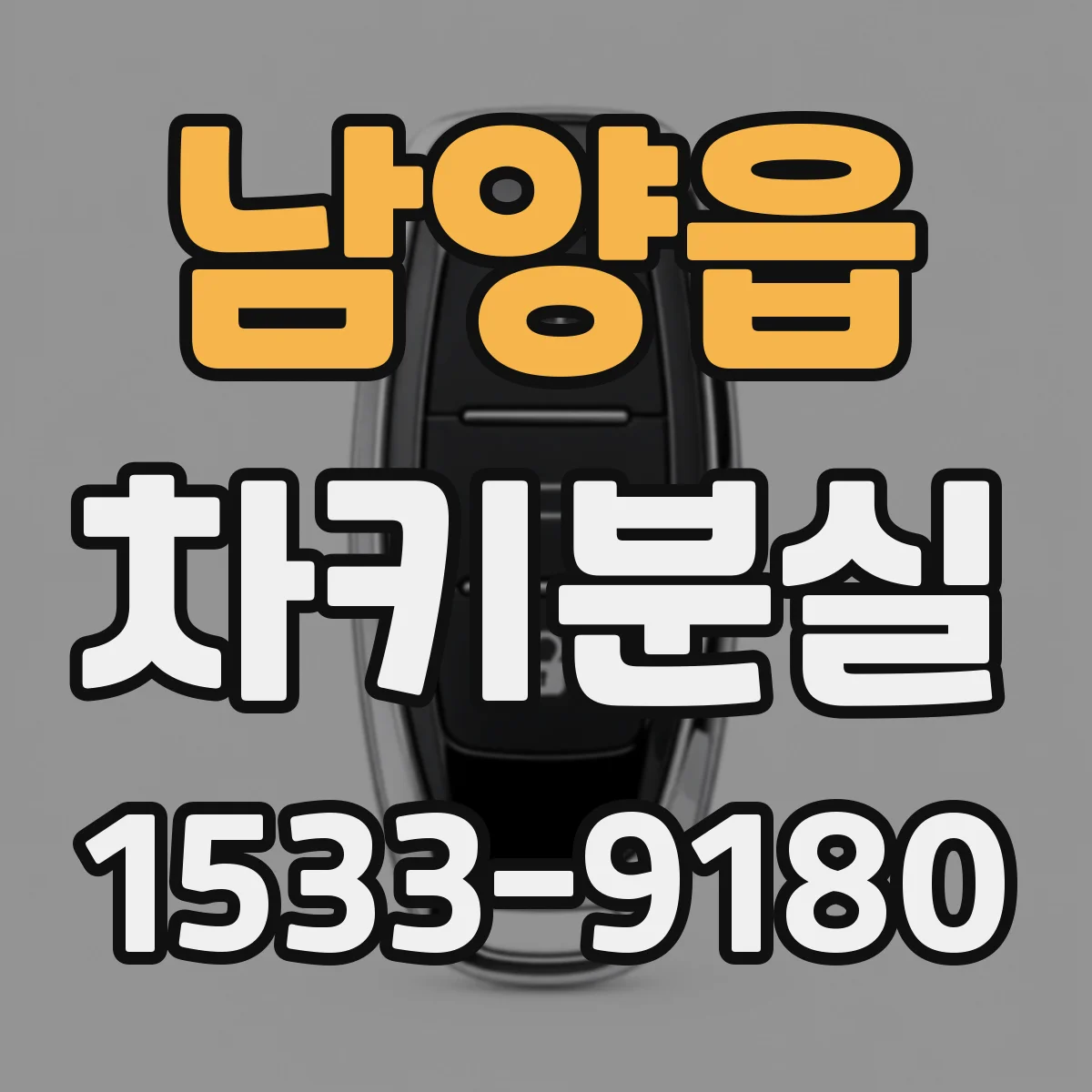 남양읍 차키분실