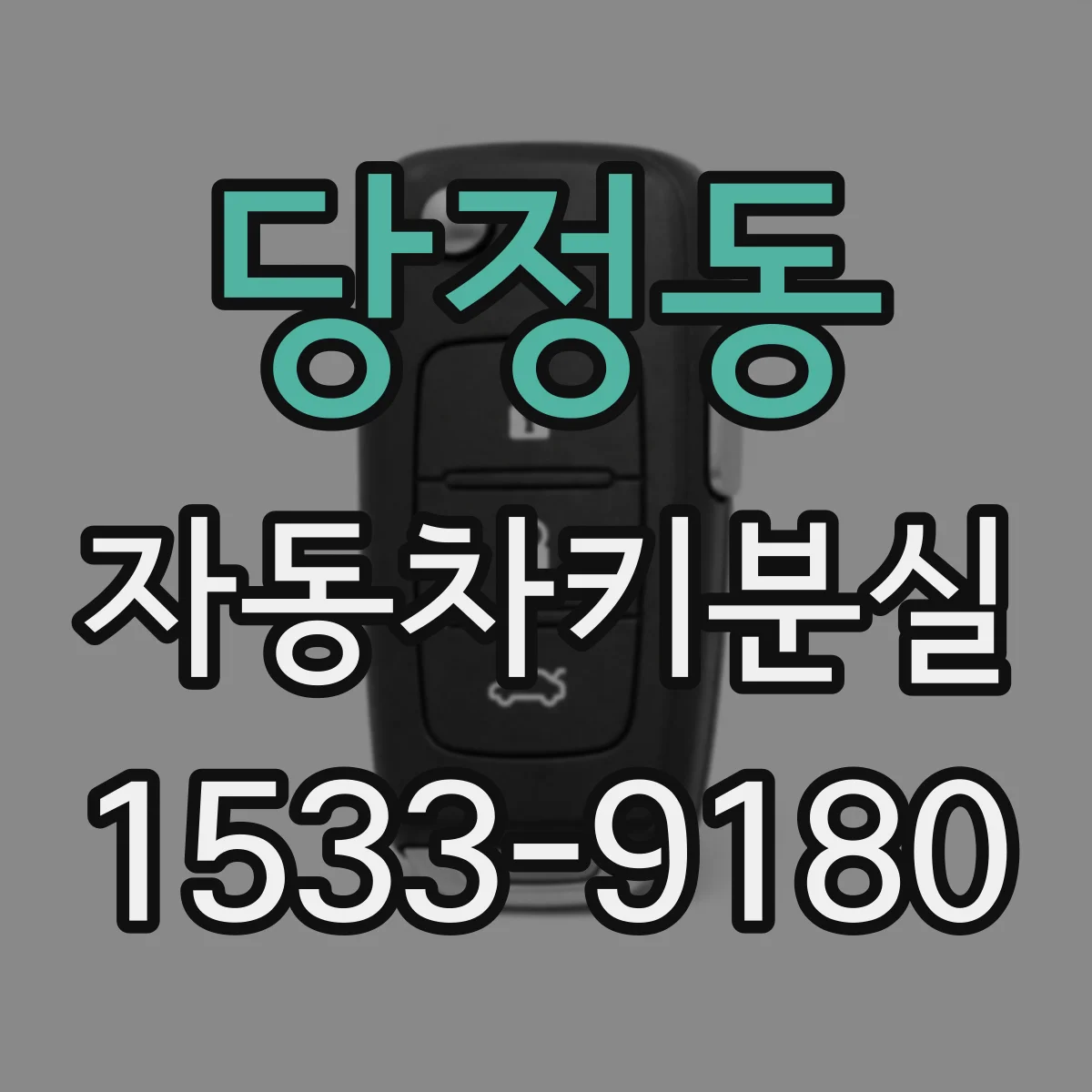 당정동 자동차키분실