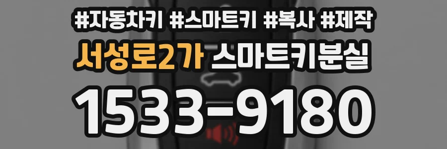 서성로2가 스마트키분실