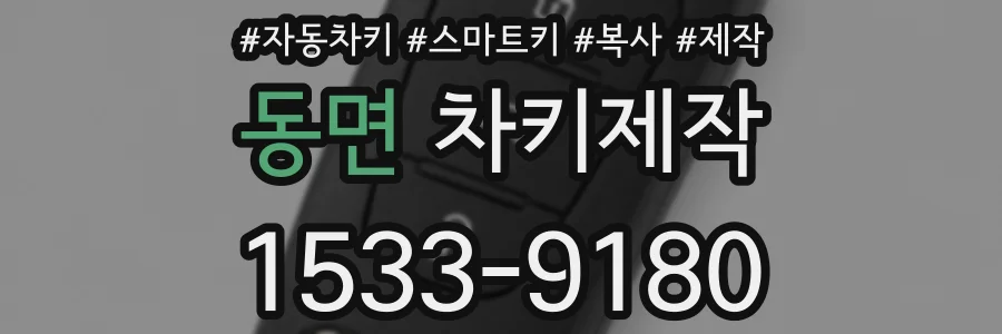동면 차키제작