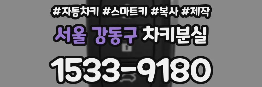 서울 강동구 차키분실