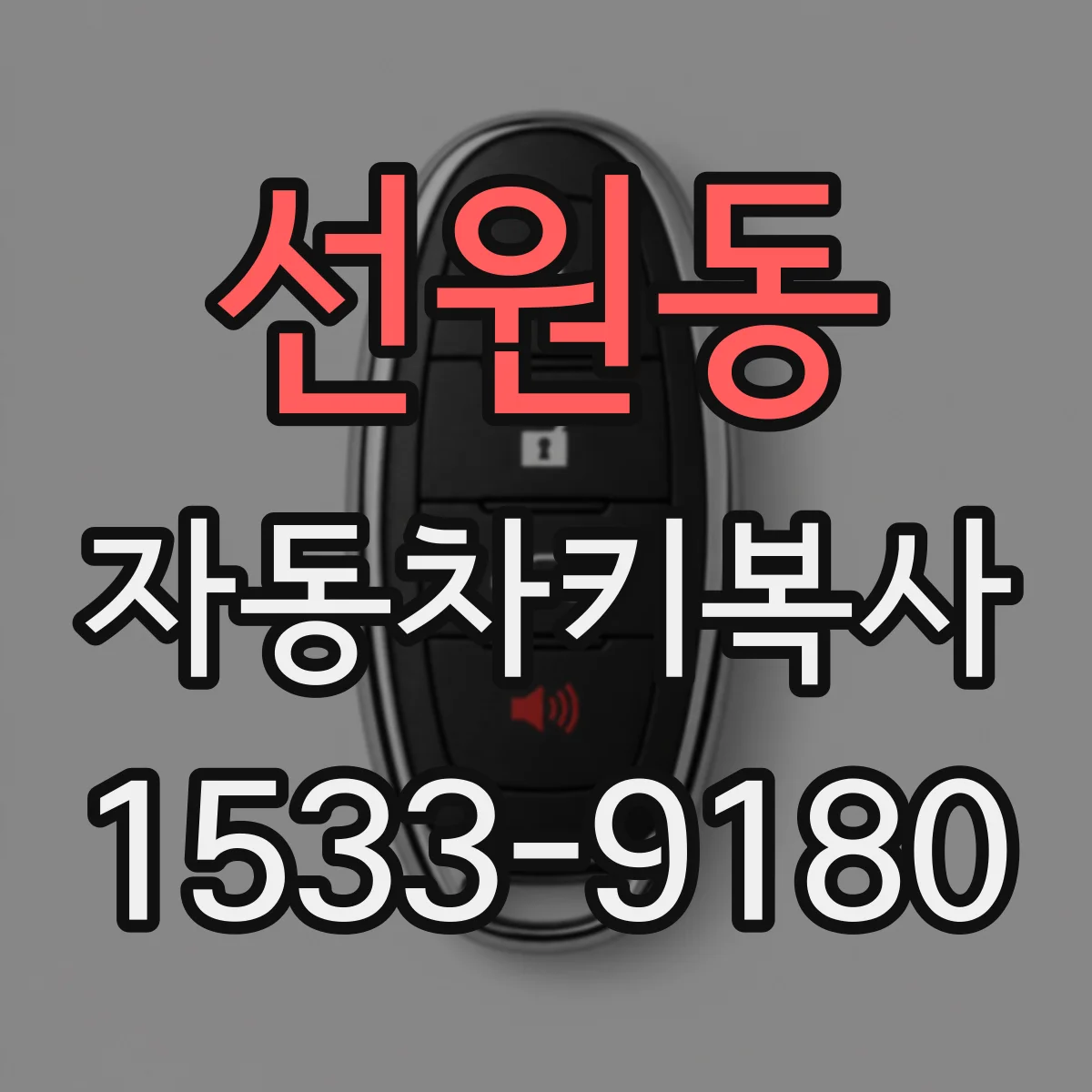 선원동 자동차키복사
