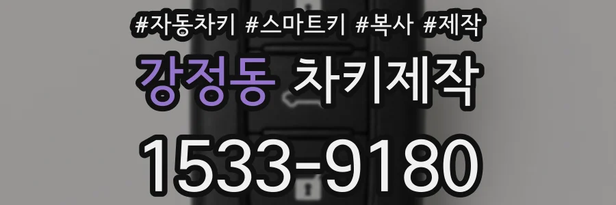 강정동 차키제작
