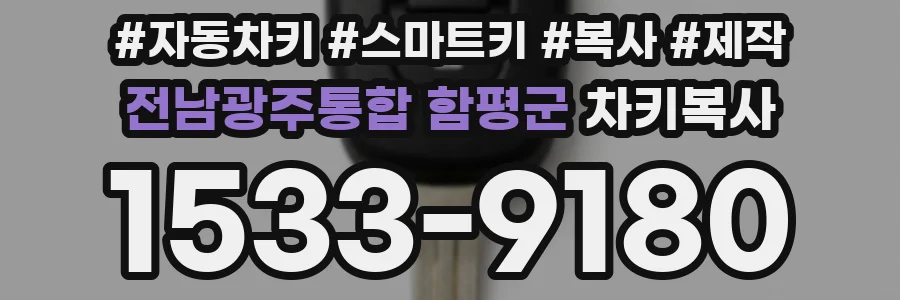 전남광주통합 함평군 차키복사