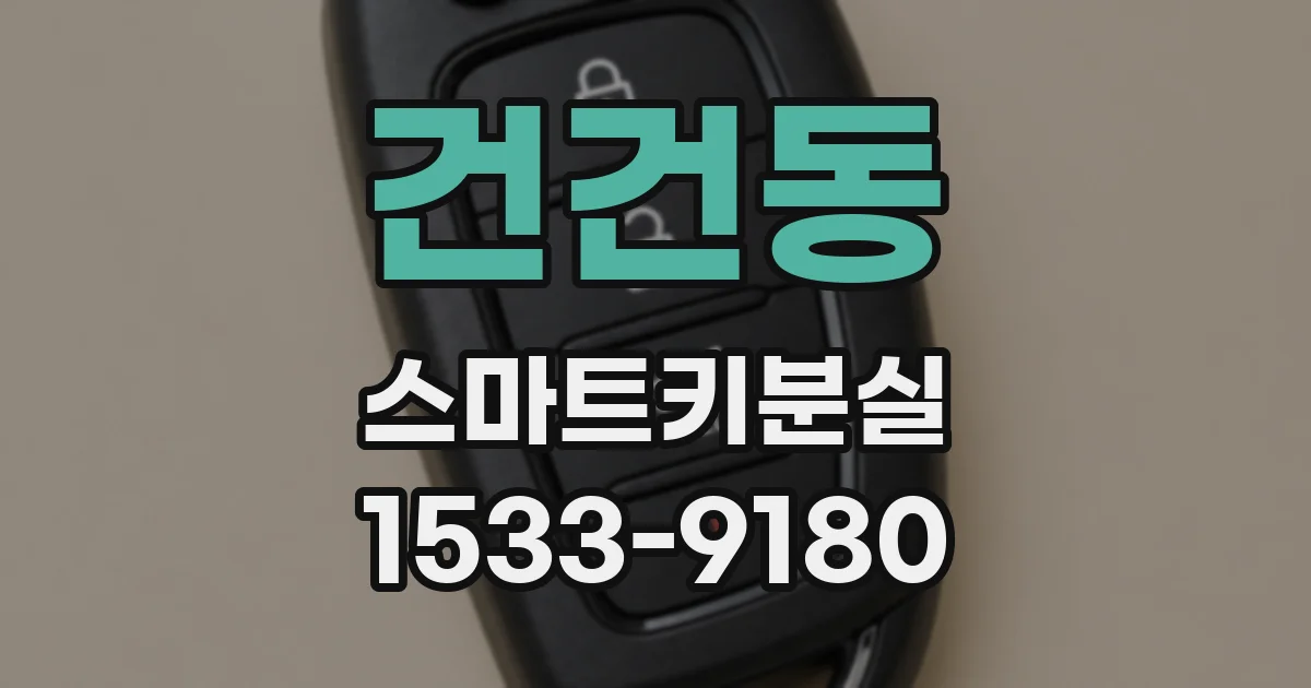 건건동 스마트키분실