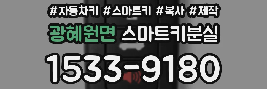 광혜원면 스마트키분실